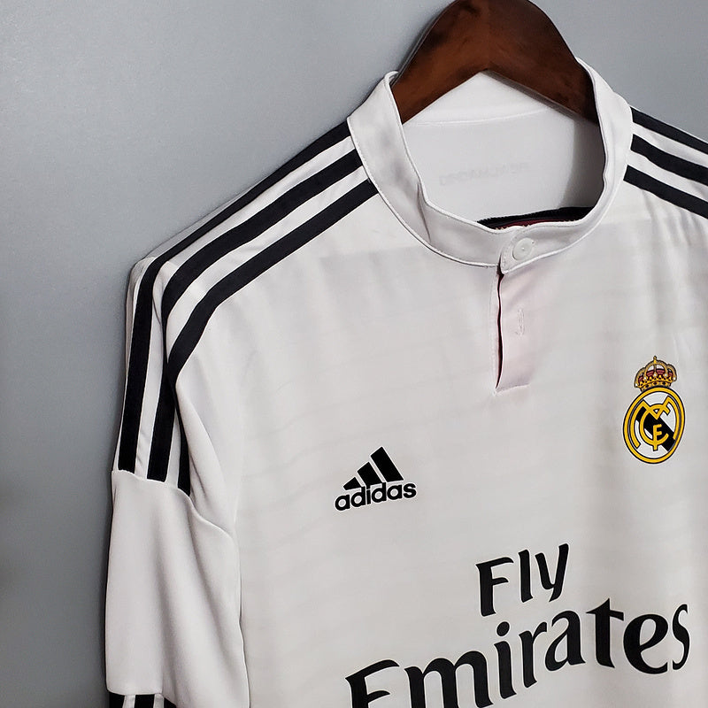 Retro Real Madrid Home Long Sleeve 14-15