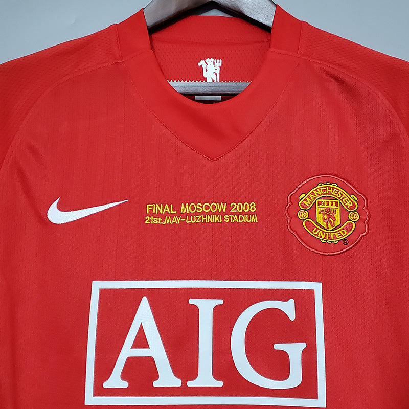 Retro Manchester United Home CL Final 07-08
