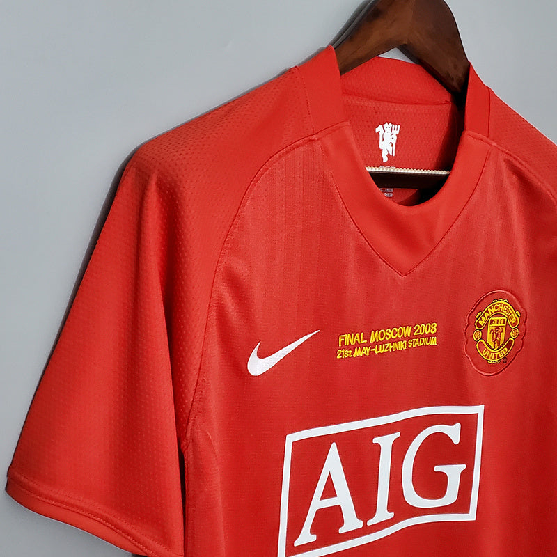 Retro Manchester United Home CL Final 07-08
