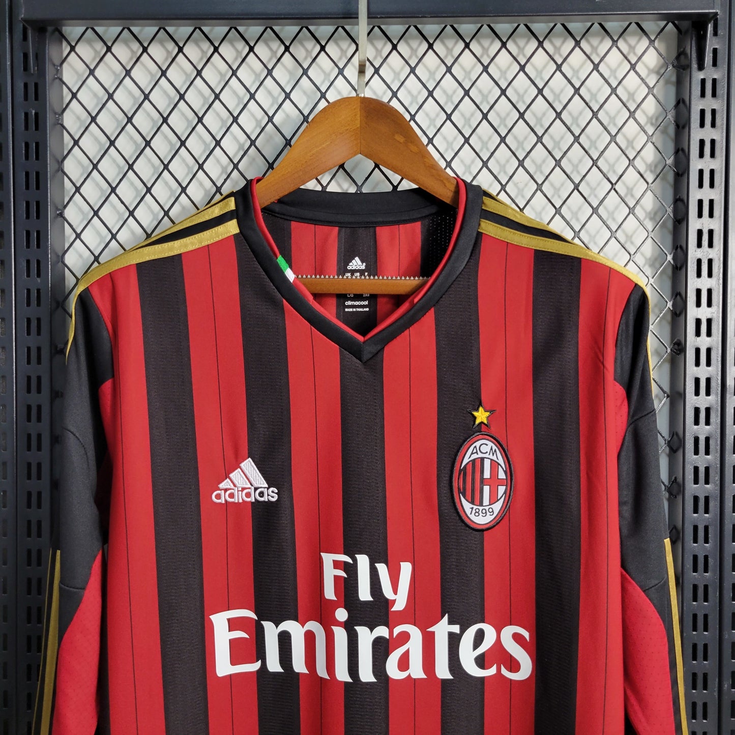 Retro AC Milan Home Long Sleeve 13-14