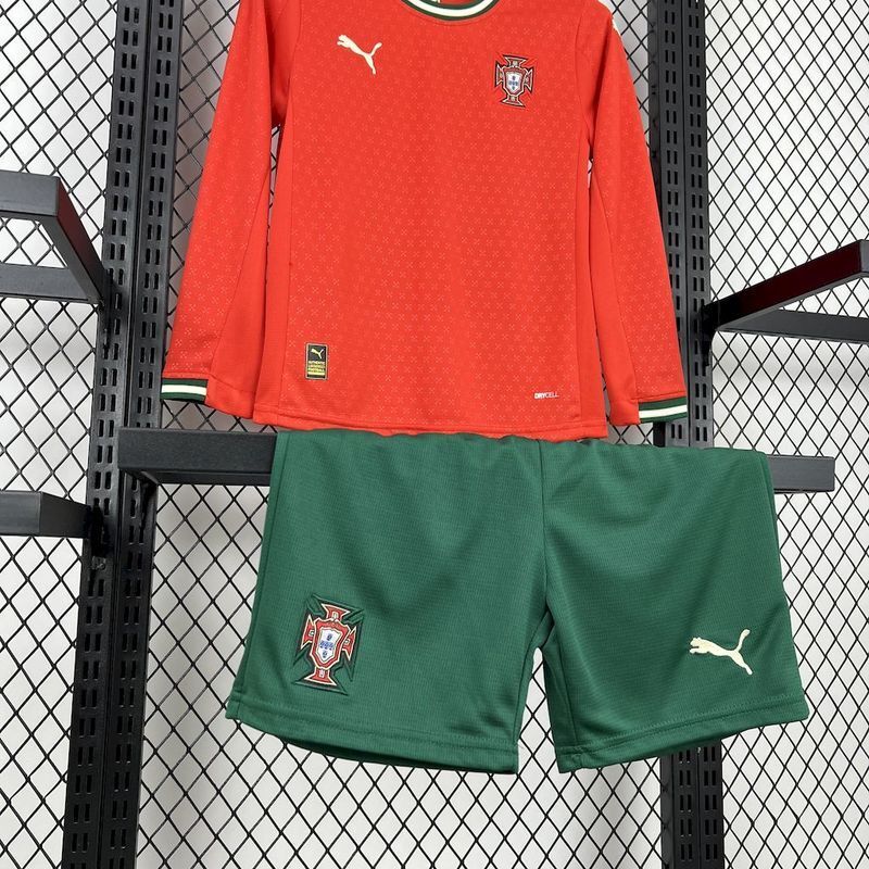 Kids Portugal Home Long Sleeve 25-26