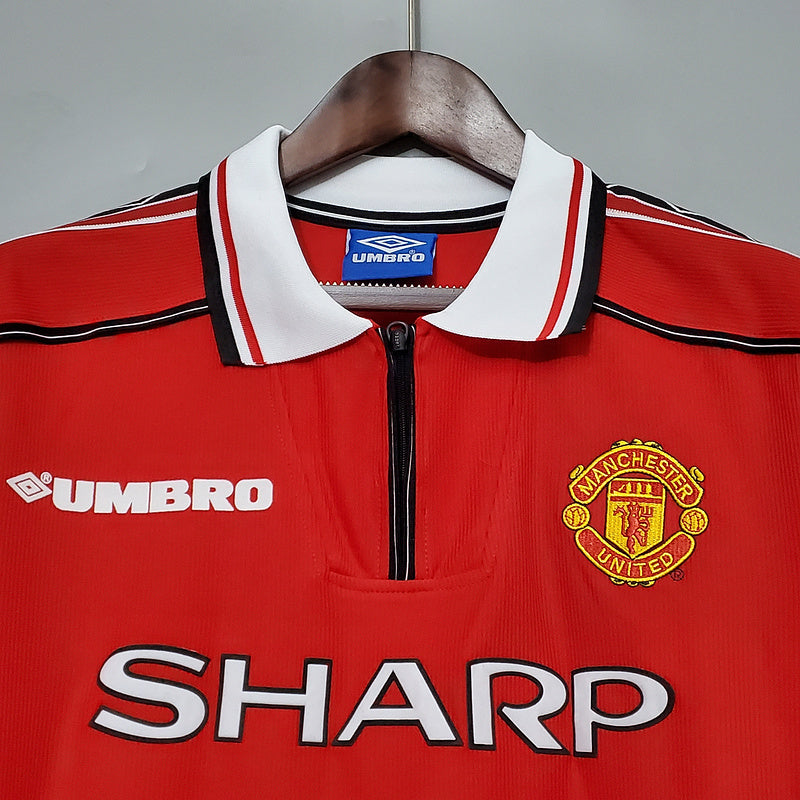 Retro Manchester United Home Long Sleeve 98-99