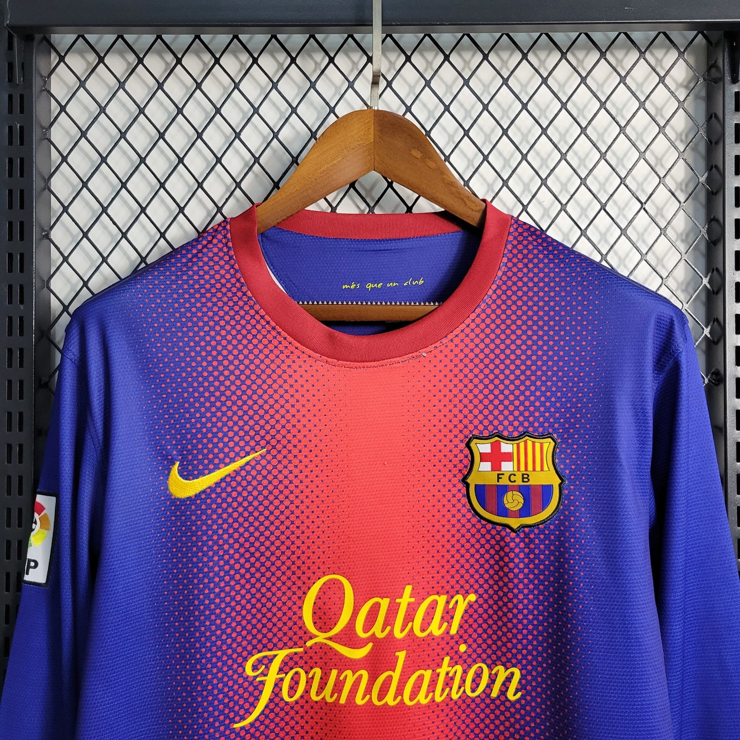 Retro FC Barcelona Home Long Sleeve 12-13