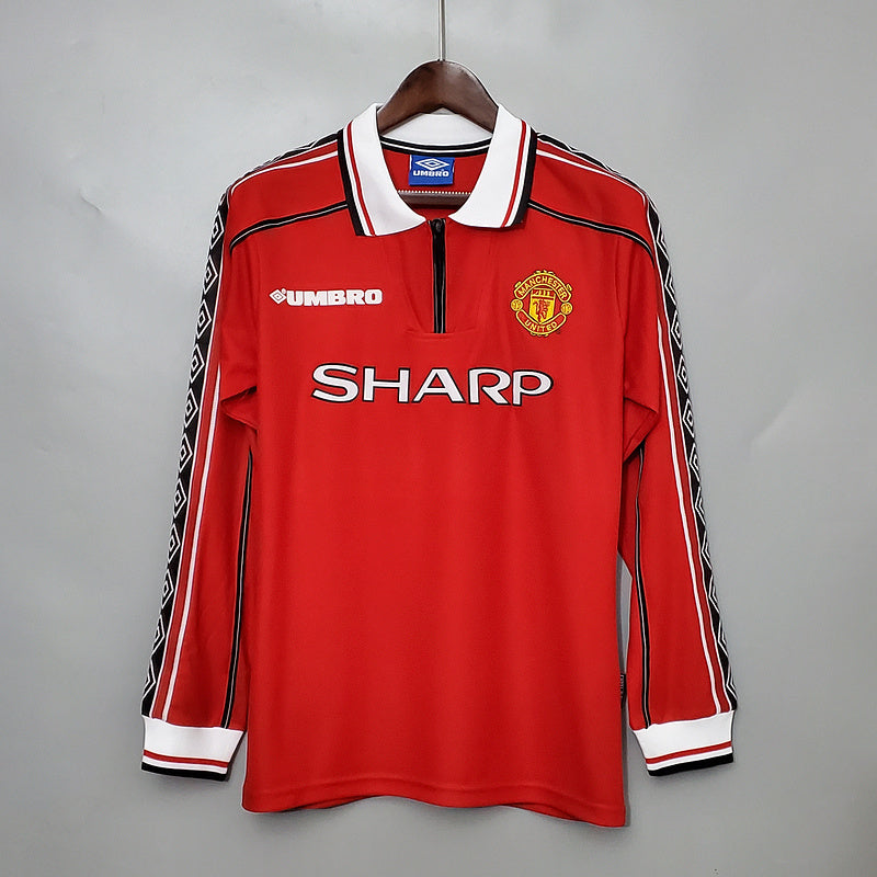 Retro Manchester United Home Long Sleeve 98-99