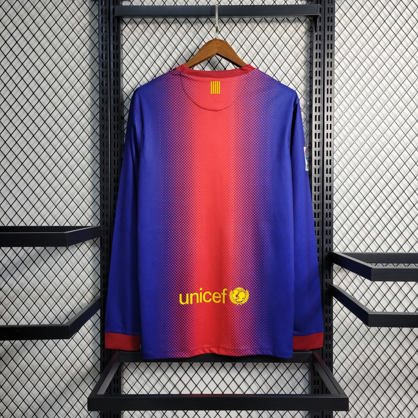 Retro FC Barcelona Home Long Sleeve 12-13