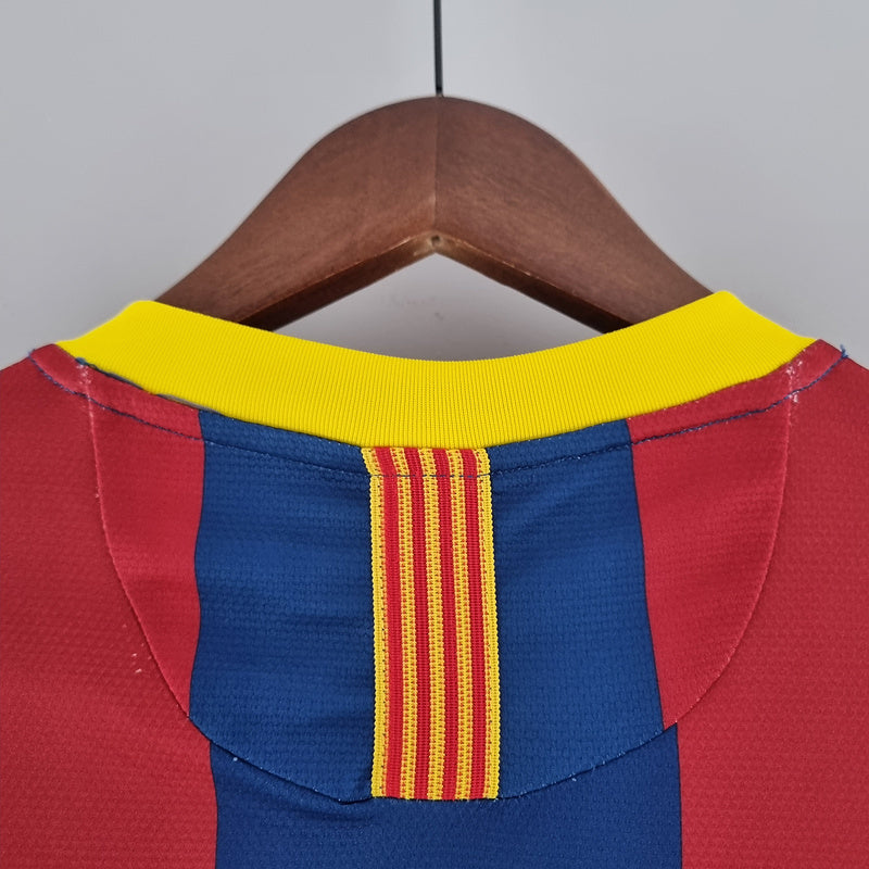 Retro FC Barcelona Home CL Long Sleeve 10-11