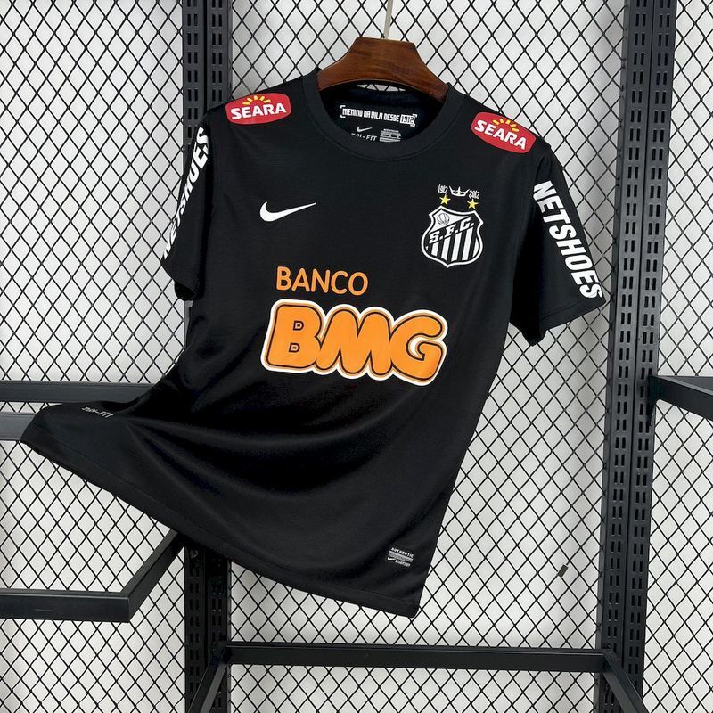 Retro Santos Away Black 11-12