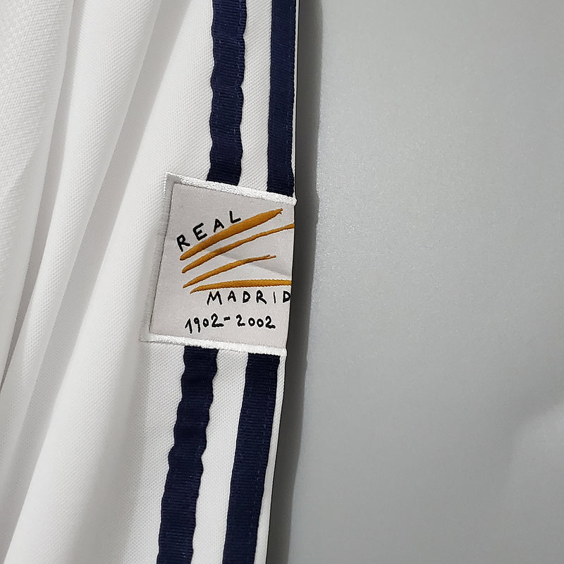 Retro Real Madrid Home Long Sleeve 2002