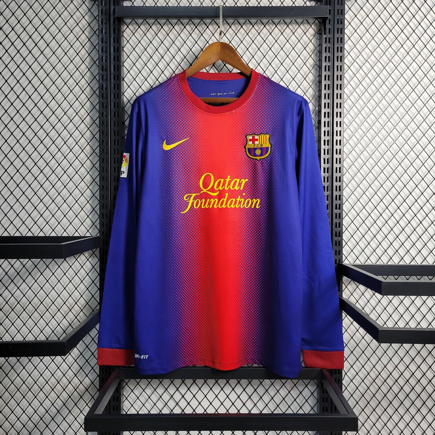 Retro FC Barcelona Home Long Sleeve 12-13