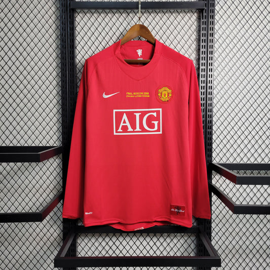 Retro Manchester United Home CL FINAL 08-09