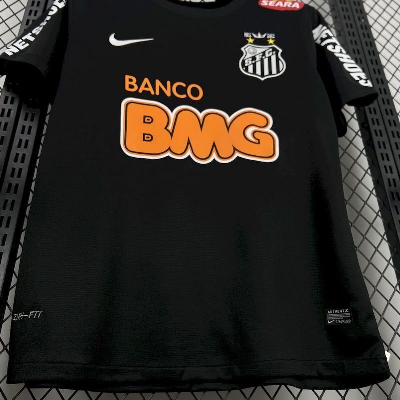 Retro Santos Away Black 11-12