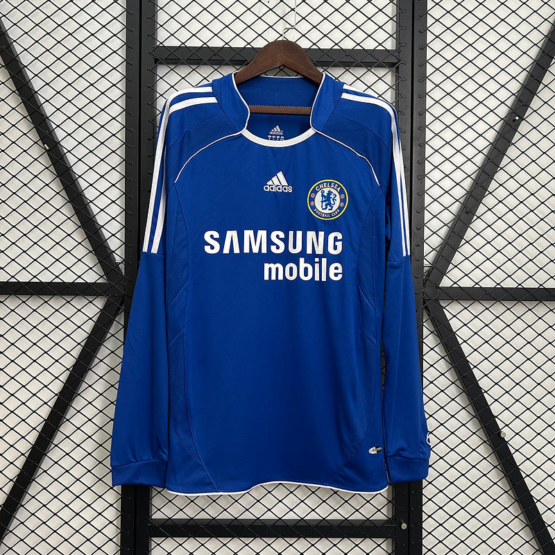 Retro Chelsea Home Long Sleeve 06-07
