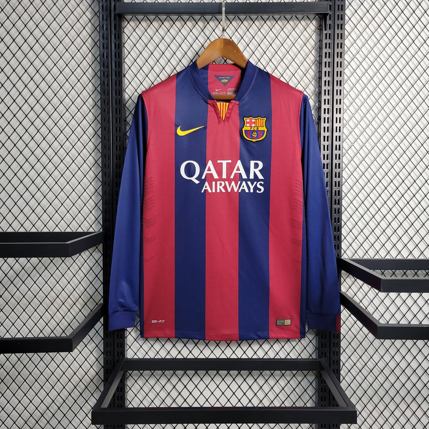 Retro FC Barcelona Home Long Sleeve 14-15