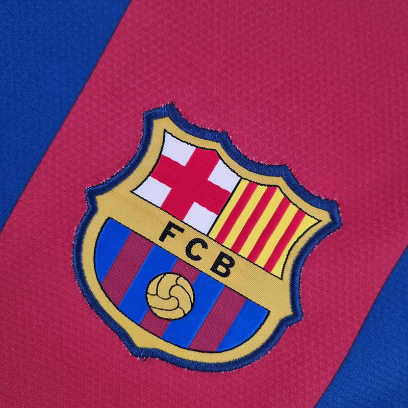 Retro FC Barcelona Home CL Long Sleeve 10-11