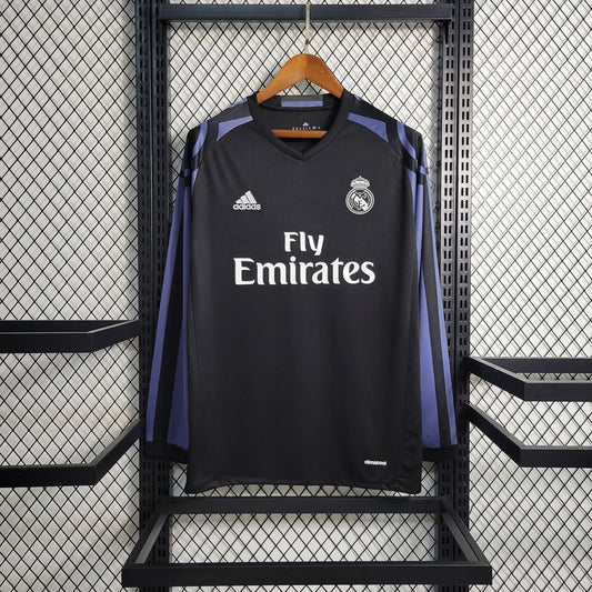 Retro Real Madrid Second Away Long Sleeve 16-17