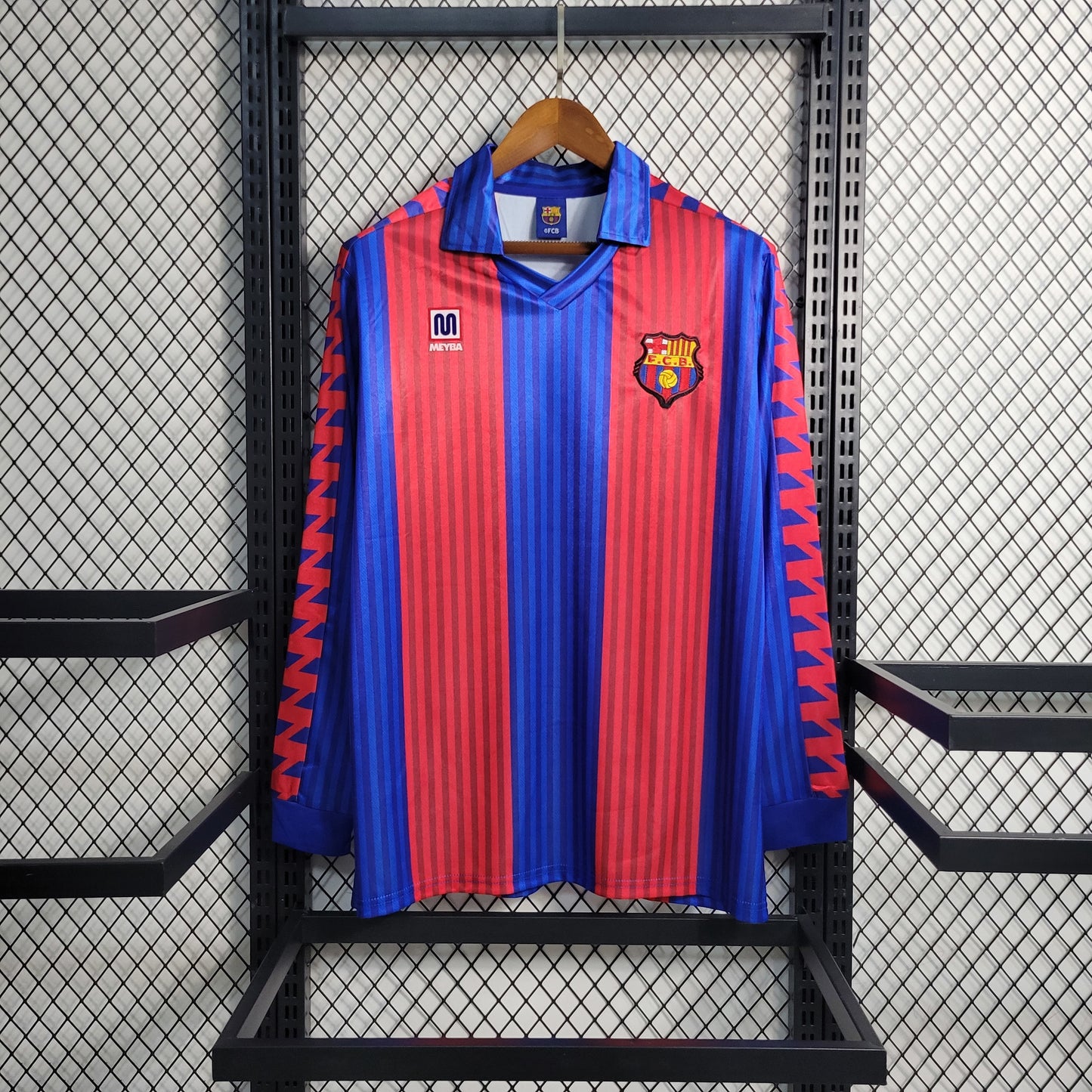 Retro FC Barcelona Home Long Sleeve 92