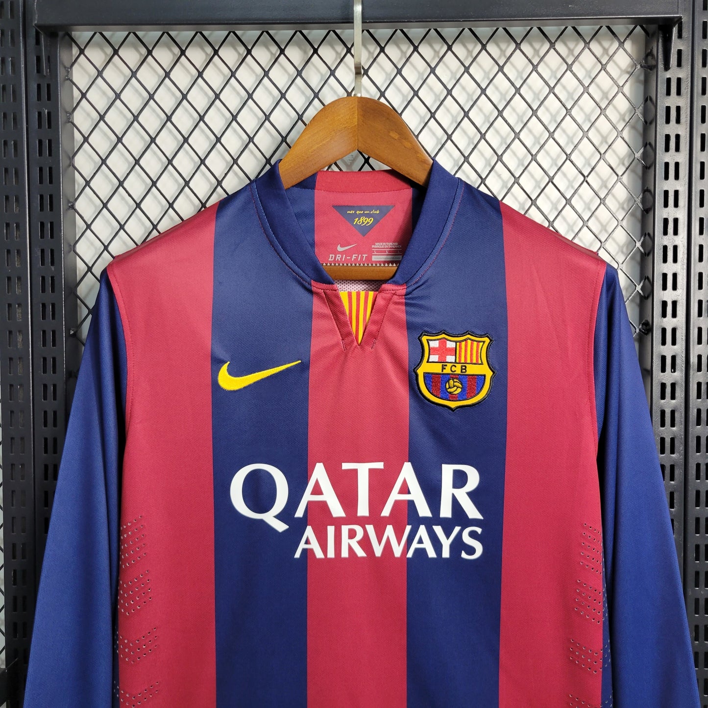 Retro FC Barcelona Home Long Sleeve 14-15