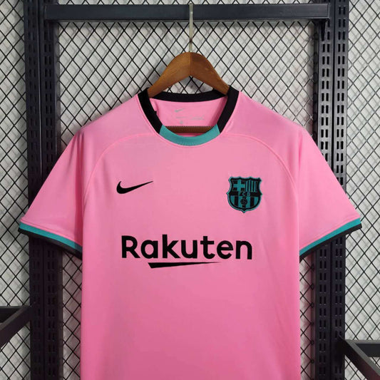 Retro FC Barcelona Third Away Pink 19-20