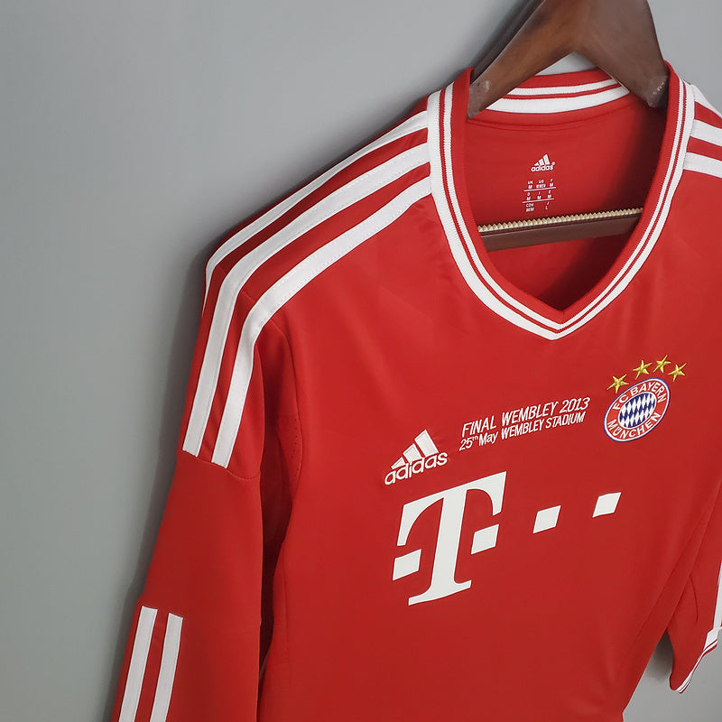 Retro FC Bayern Munich Home CL Final Long Sleeve 13-14