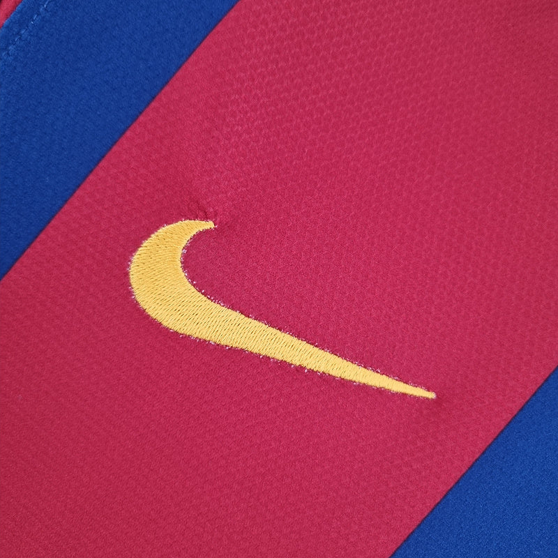 Retro FC Barcelona Home CL Long Sleeve 10-11