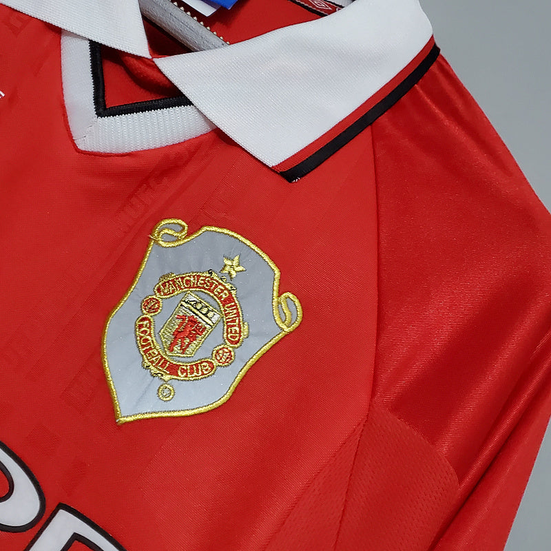 Retro Manchester United Home CL Final Long Sleeve 98-99