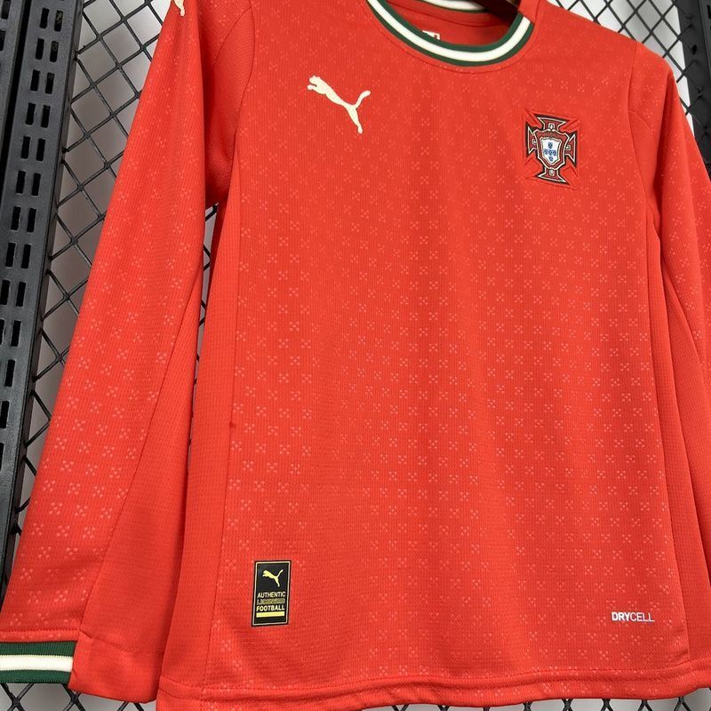 Kids Portugal Home Long Sleeve 25-26