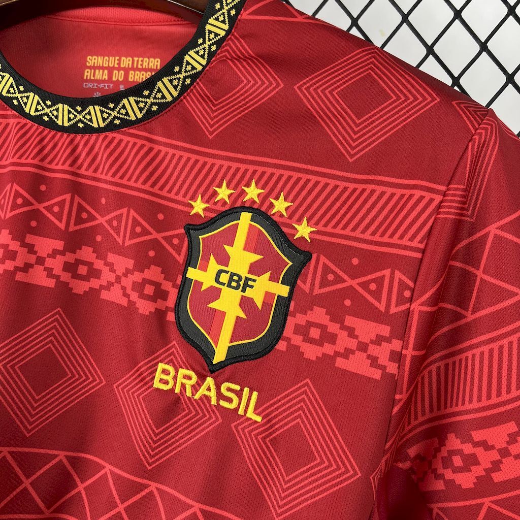 Brazil Red Jordan 25-26