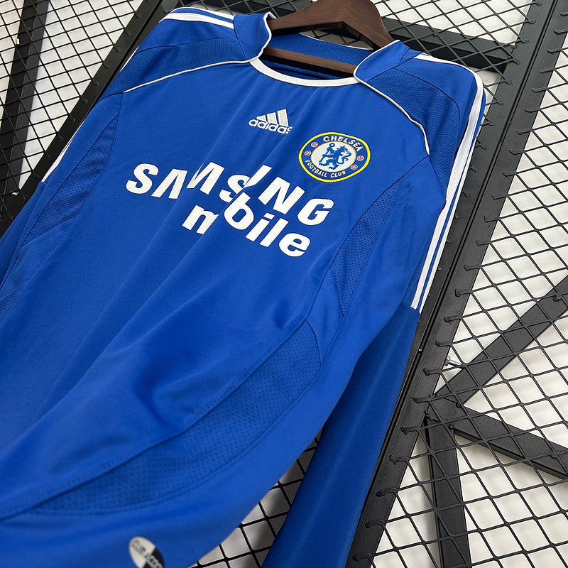 Retro Chelsea Home Long Sleeve 06-07