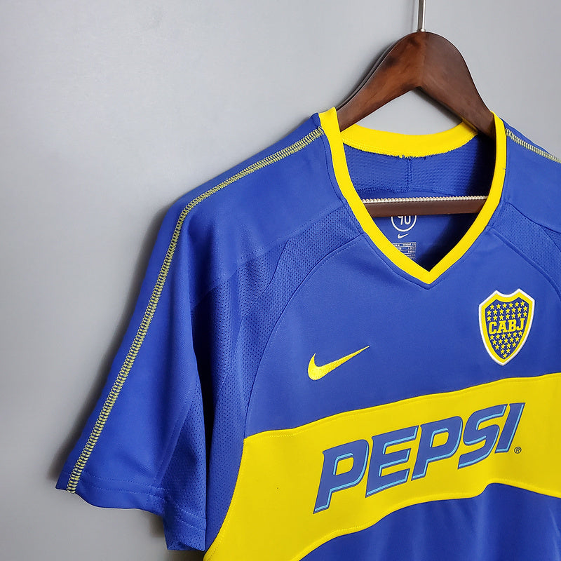 Retro Boca Juniors Home 03-04