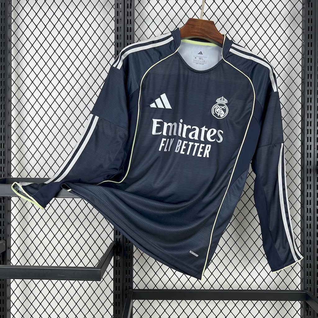 Real Madrid Away Long Sleeve 25-26