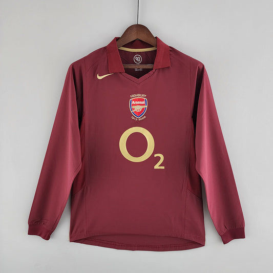Retro Arsenal Home Long Sleeve 05-06