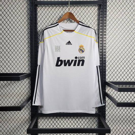 Retro Real Madrid Home Long Sleeve 09-10