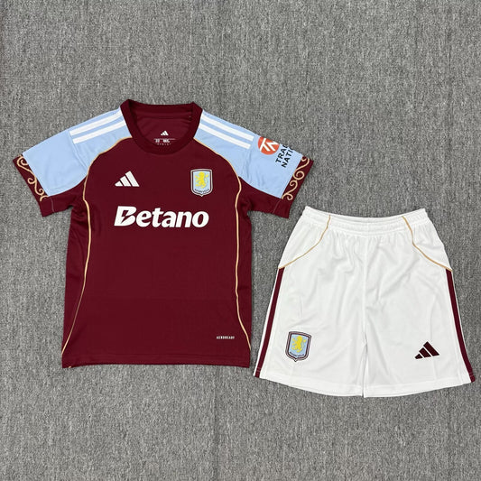 Kids Aston Villa Home 25-26