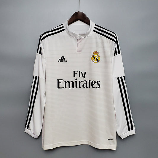 Retro Real Madrid Home Long Sleeve 14-15