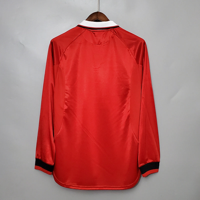 Retro Manchester United Home CL Final Long Sleeve 98-99