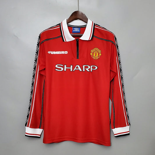 Retro Manchester United Home Long Sleeve 98-99
