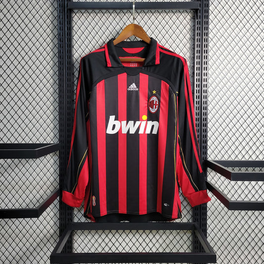 Retro AC Milan Home Long Sleeve 06-07