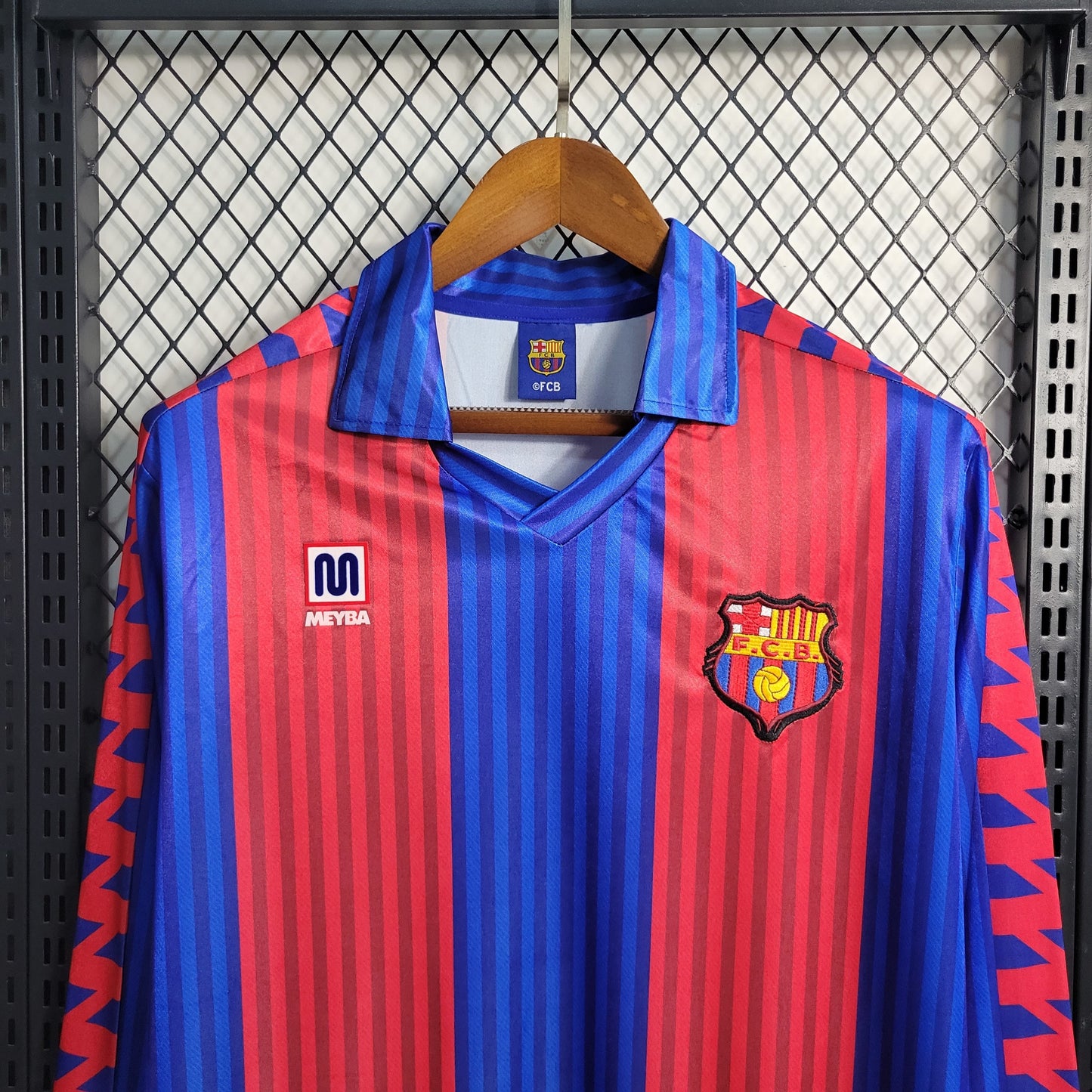 Retro FC Barcelona Home Long Sleeve 92