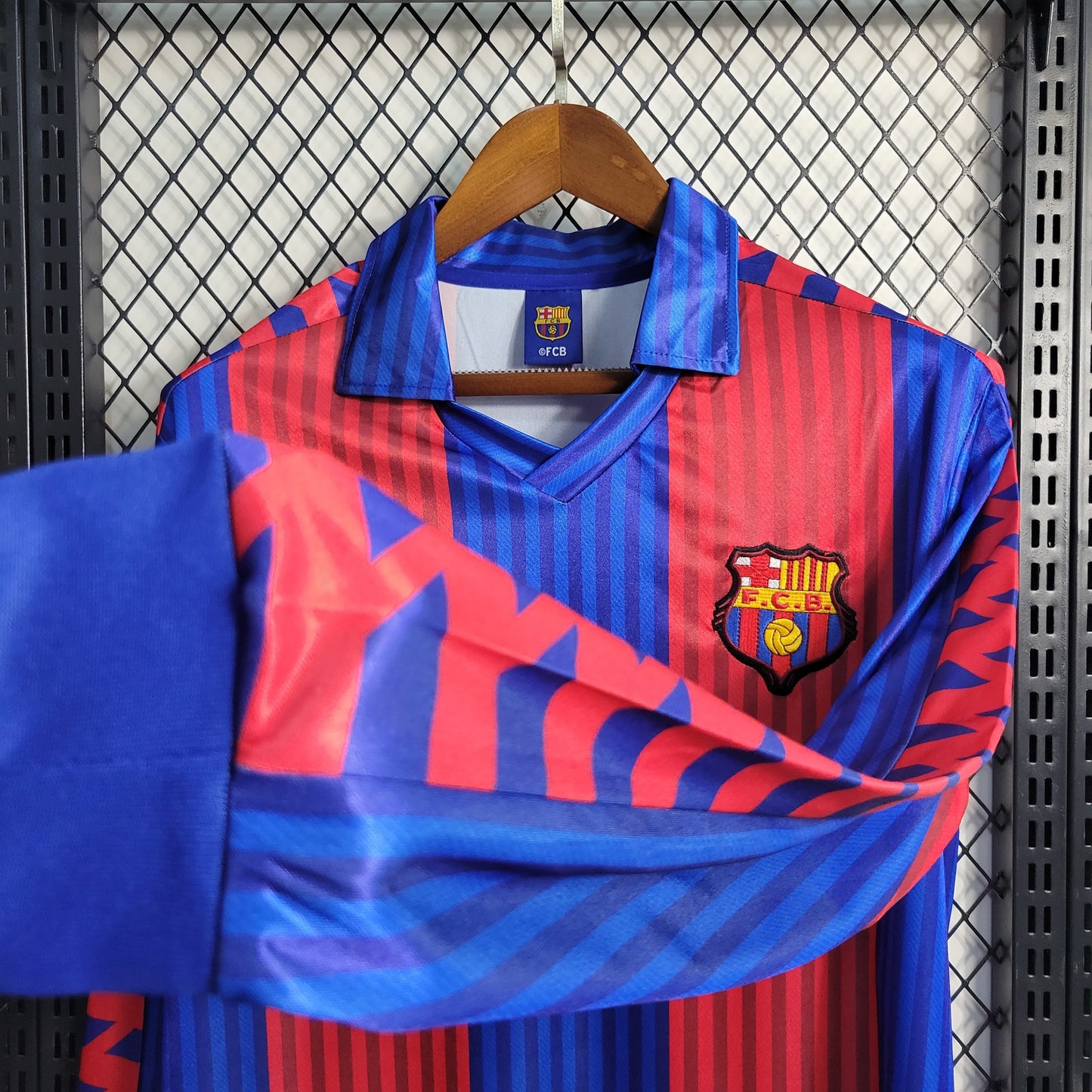 Retro FC Barcelona Home Long Sleeve 92