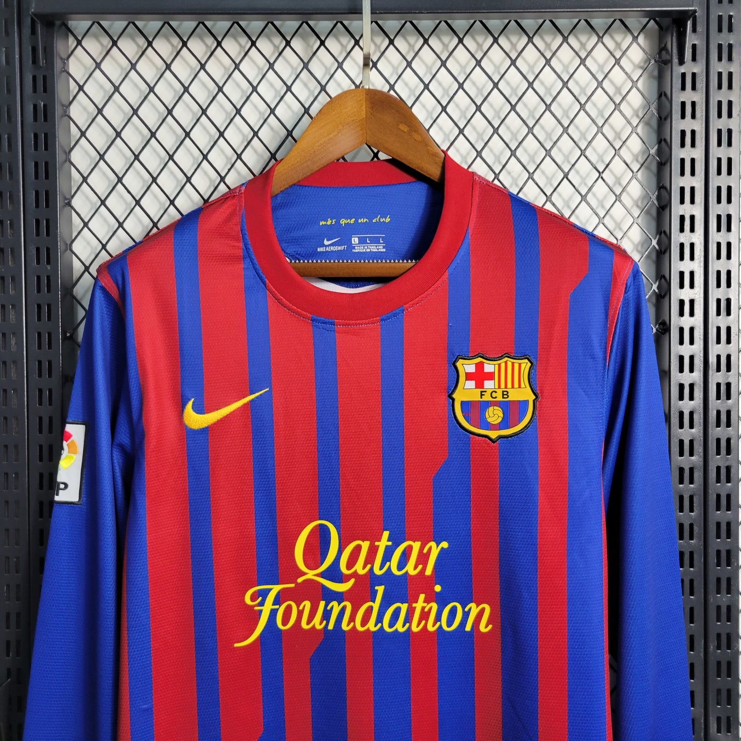 Retro FC Barcelona Home Long Sleeve 11-12