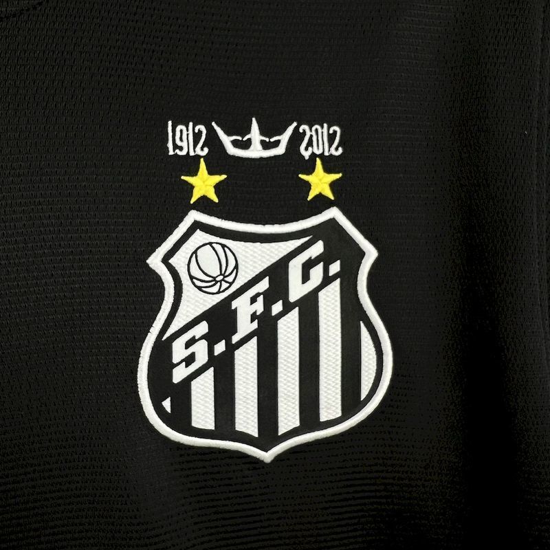Retro Santos Away Black 11-12