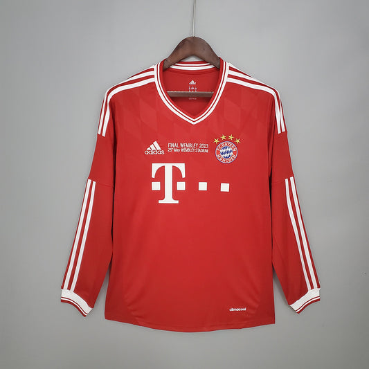 Retro FC Bayern Munich Home CL Final Long Sleeve 13-14