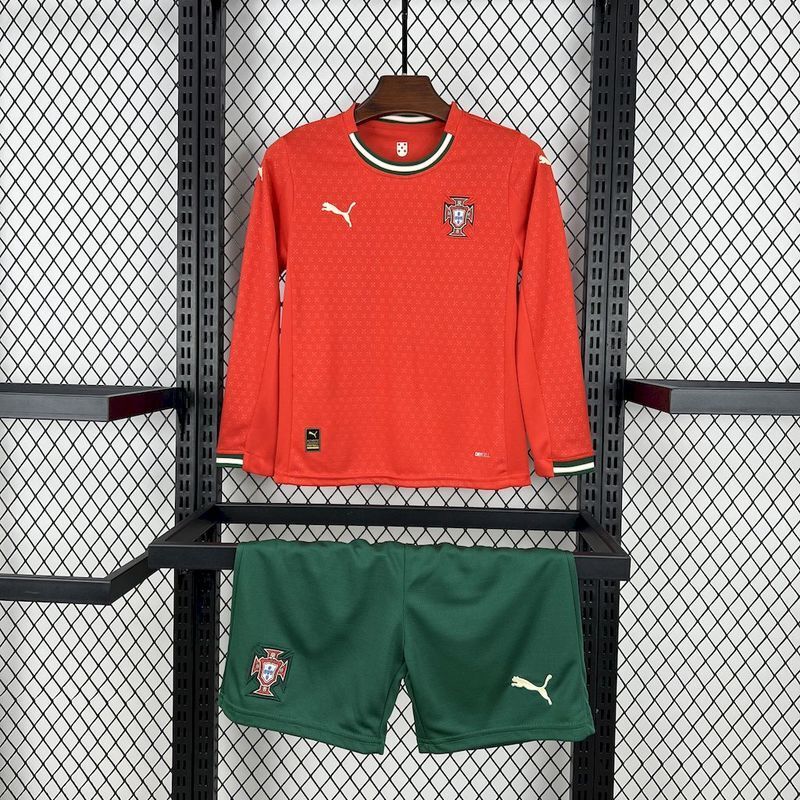 Kids Portugal Home Long Sleeve 25-26