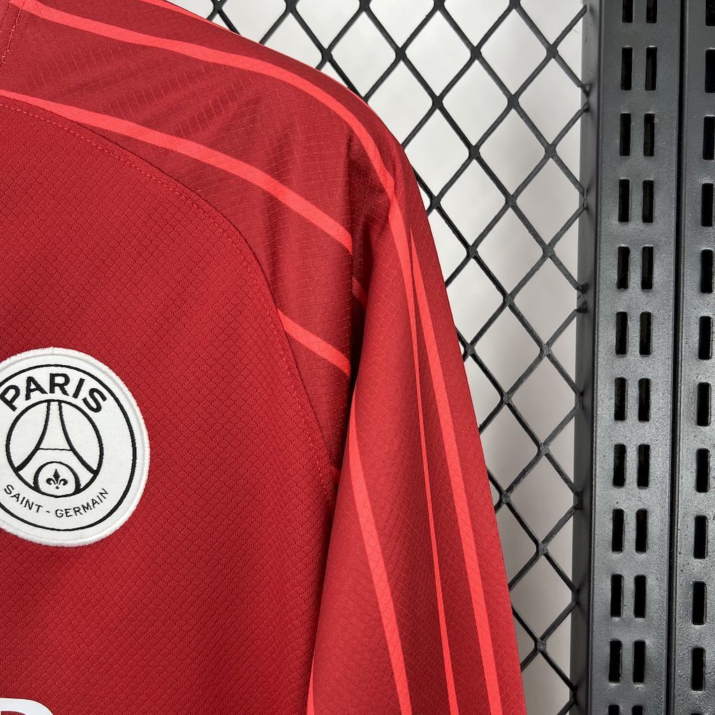 PSG Fourth Away Red Long Sleeve 24-25