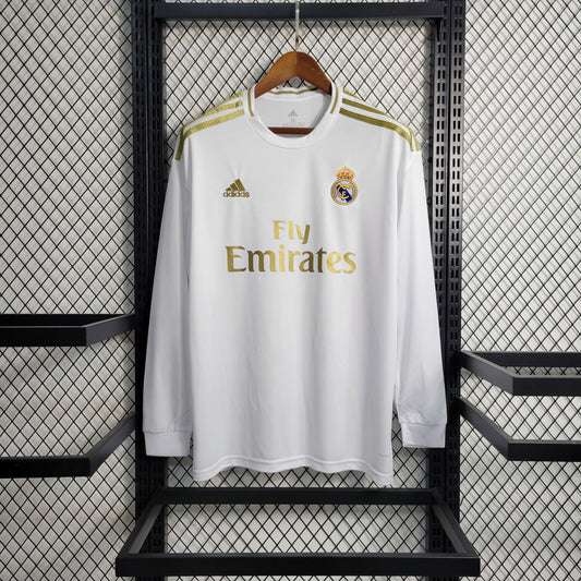 Retro Real Madrid Home Long Sleeve 19-20