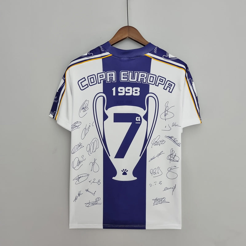 Retro Real Madrid Home CL 97-98