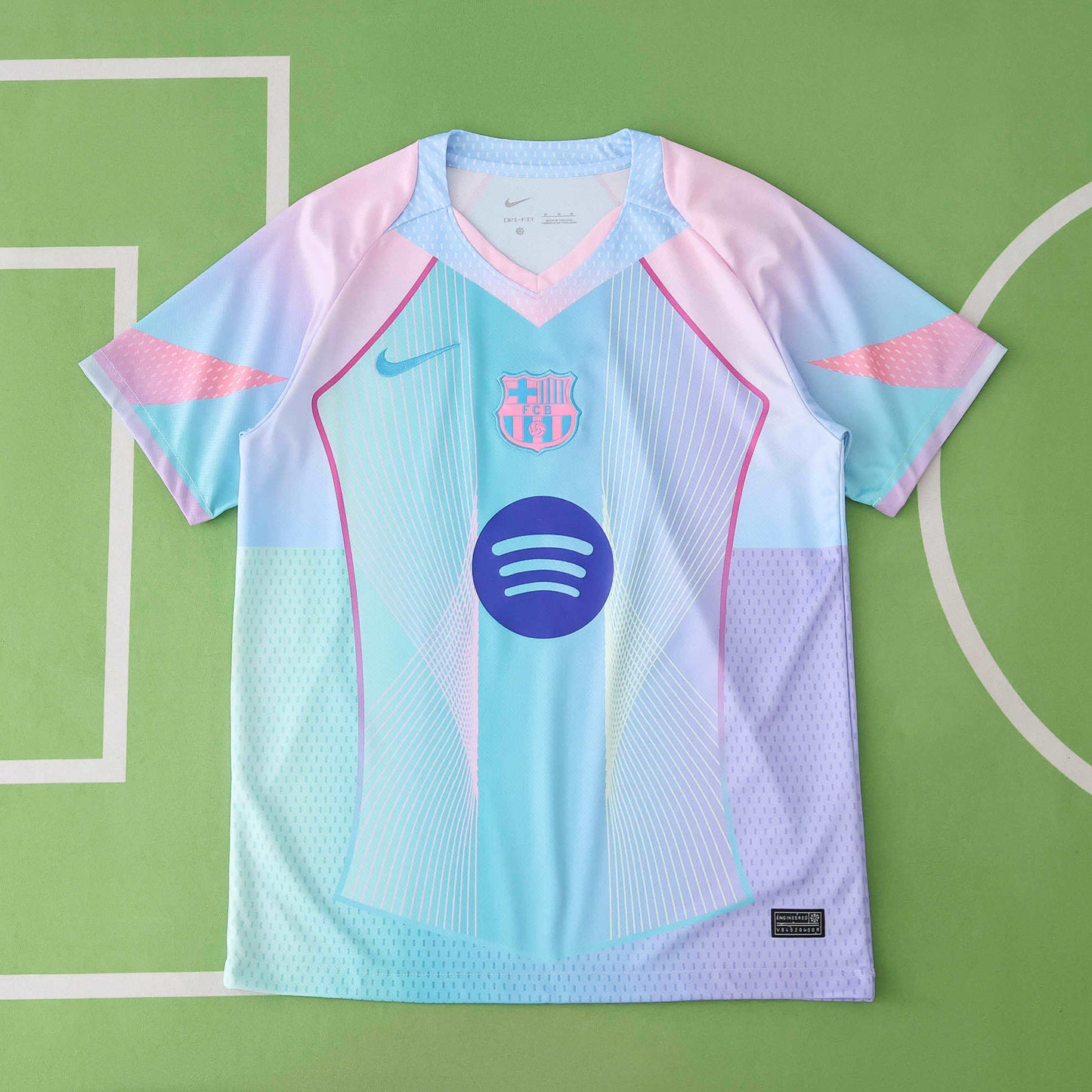 FC Barcelona Special Edition + CL Badge Pink Blue 25-26