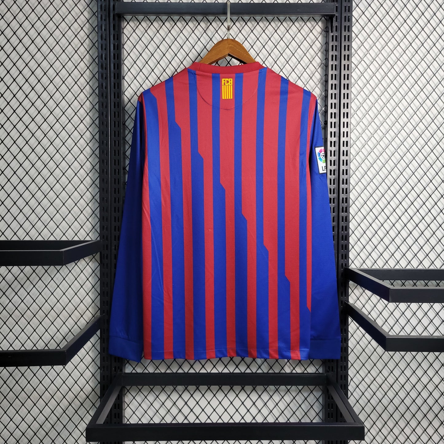Retro FC Barcelona Home Long Sleeve 11-12